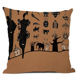 African Art Cushion Covers AlansiHouse 450mm*450mm 19 