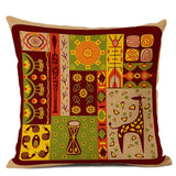 African Art Cushion Covers AlansiHouse 450mm*450mm 2 