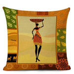 African Classic Decorative Cushion Covers AlansiHouse 450mm*450mm 2 
