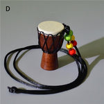 African Drum Pendant Necklace AlansiHouse D 
