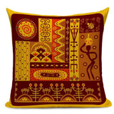 African Ethnic Style Geometric Printing Cushion Covers AlansiHouse 450mm*450mm 13 