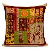 African Ethnic Style Geometric Printing Cushion Covers AlansiHouse 450mm*450mm 14 