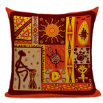 African Ethnic Style Geometric Printing Cushion Covers AlansiHouse 450mm*450mm 15 