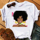 Black & Beautiful Women's Graphic T-Shirt AlansiHouse 0816161 M 