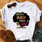 Black & Beautiful Women's Graphic T-Shirt AlansiHouse 0816166 XXL 