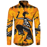 Men's Dashiki Print Long Sleeve Shirt T-Shirts AlansiHouse™️ 