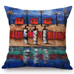 Abstract African Design Sofa Throw Pillow Case AlansiHouse 450mm*450mm T291-13 