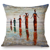 Abstract African Design Sofa Throw Pillow Case AlansiHouse 450mm*450mm T291-15 