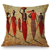 Abstract African Design Sofa Throw Pillow Case AlansiHouse 450mm*450mm T291-2 