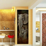 Abstract African Elephant Canvas Oil Painting AlansiHouse 