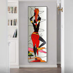 Abstract African Figure Canvas Printing AlansiHouse 