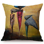 Abstract African Painting Sofa Pillow Case AlansiHouse 450mm*450mm K100-2 