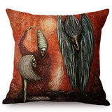 Abstract African Painting Sofa Pillow Case AlansiHouse 450mm*450mm K100-4 