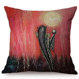 Abstract African Painting Sofa Pillow Case AlansiHouse 450mm*450mm K100-5 
