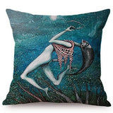 Abstract African Painting Sofa Pillow Case AlansiHouse 450mm*450mm K100-9 