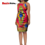 Africa Style Fashion Women Dress Ankara (Knee-Length) AlansiHouse 11 M 