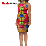 Africa Style Fashion Women Dress Ankara (Knee-Length) AlansiHouse 11 M 