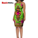 Africa Style Fashion Women Dress Ankara (Knee-Length) AlansiHouse 2 XXL 