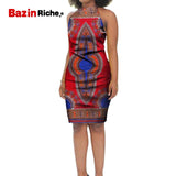 Africa Style Fashion Women Dress Ankara (Knee-Length) AlansiHouse 4 L 