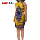 Africa Style Fashion Women Dress Ankara (Knee-Length) AlansiHouse 