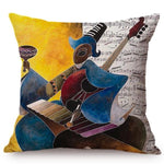 Africa Traditional Culture Art Decoration Cushion Cover AlansiHouse 450mm*450mm 1 