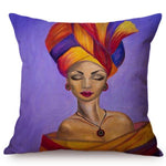 Africa Traditional Culture Art Decoration Cushion Cover AlansiHouse 450mm*450mm 5 