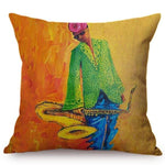 Africa Traditional Culture Art Decoration Cushion Cover AlansiHouse 450mm*450mm 9 
