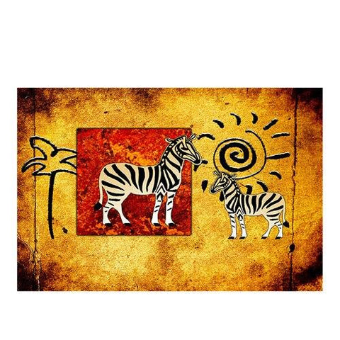 Africa Zebra Canvas Art Painting AlansiHouse 20x30cm no frame PA987 