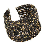 African Acrylic Beads Jewelry Sets AlansiHouse black bangle 