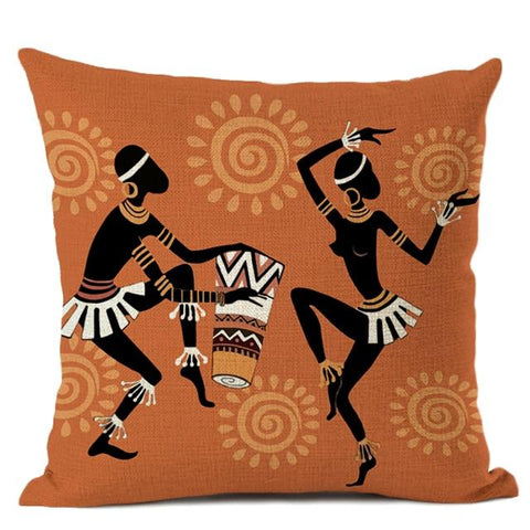 African Art Cushion Covers AlansiHouse 450mm*450mm 1 