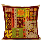 African Art Cushion Covers AlansiHouse 450mm*450mm 2 