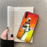 African Art (Woman Portraits) Phone Cover (Samsung models) AlansiHouse For Galaxy A30 A14 