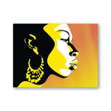 African Beautiful Woman Face Portrait Wall Canvas Painting AlansiHouse 60x80 cm No Frame PH4481 
