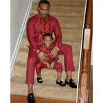 African Clothing Shirt Panths Set for Father and Son AlansiHouse 