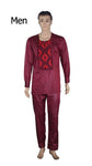 African Clothing Shirt Panths Set for Father and Son AlansiHouse men red M 