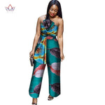 African Cotton Wax Print Romper umpsuit For Women AlansiHouse 11 XL 