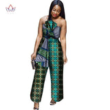 African Cotton Wax Print Romper umpsuit For Women AlansiHouse 13 XL 