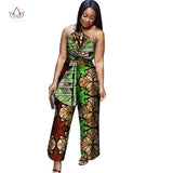 African Cotton Wax Print Romper umpsuit For Women AlansiHouse 17 XL 