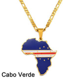 African Country Flag Pendants AlansiHouse Cabo Verde 45cm or 17.7 inch 
