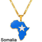 African Country Flag Pendants AlansiHouse Somalia 45cm or 17.7 inch 
