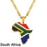 African Country Flag Pendants AlansiHouse South Africa 45cm or 17.7 inch 