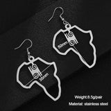 African Cultural Earrings for Women AlansiHouse D Silver China