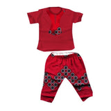 African Dashiki Design Top and Pants Set for Kids AlansiHouse Color 5 Suit S 