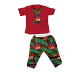 African Dashiki Design Top and Pants Set for Kids AlansiHouse Color 9 Suit S 