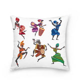 African Decorative Cushion Cover Pillow Case AlansiHouse Set 2 45x45cm 