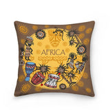 African Decorative Cushion Cover Pillow Case AlansiHouse Set 4 45x45cm 
