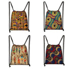 African Design Drawstring Bag AlansiHouse 