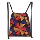 African Design Drawstring Bag AlansiHouse feizhou14 