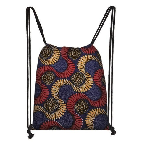 African Design Drawstring Bag AlansiHouse feizhou19 