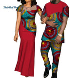 African Design Print Couples Formal Clothing Set AlansiHouse 2 XS 